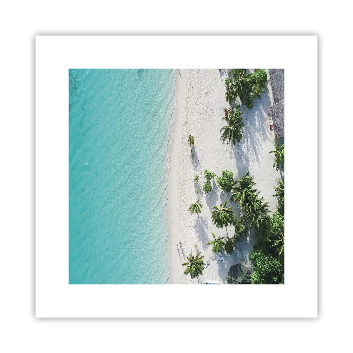 Poster - Vacanze in paradiso - 30x30 cm