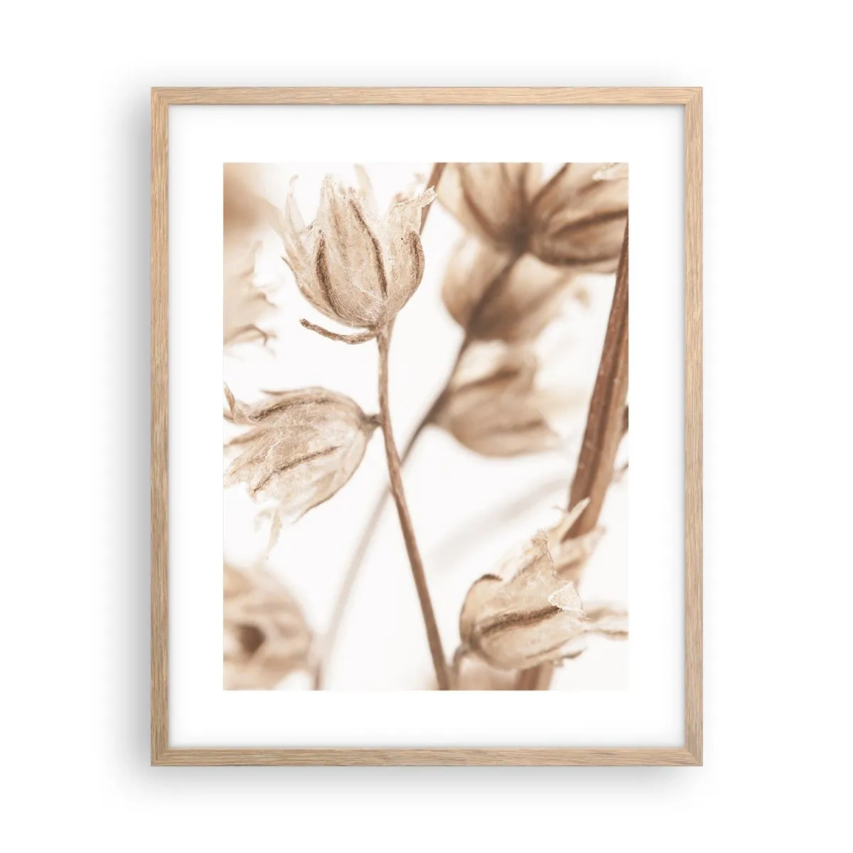 Poster in cornice rovere chiaro - Suonano alla fine dell'estate - 40x50 cm