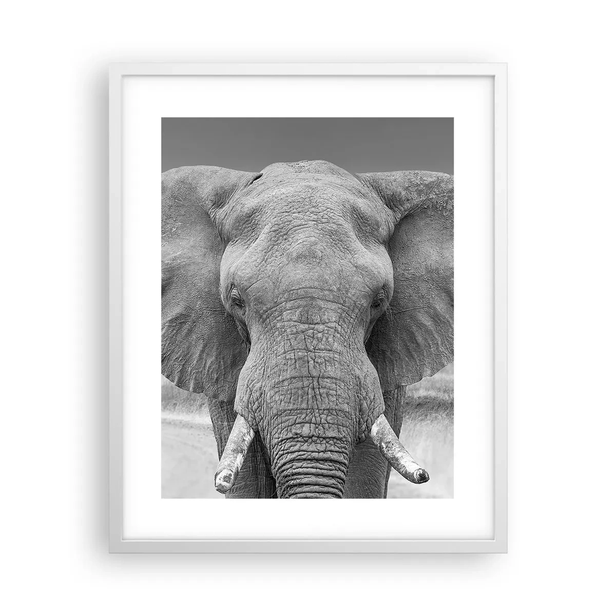 Poster in cornice bianca - Benvenuti nel mio mondo - 40x50 cm