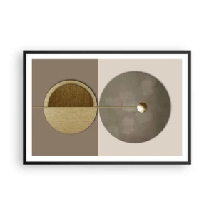 Poster in cornice nera - Equilibrio perfetto - 91x61 cm