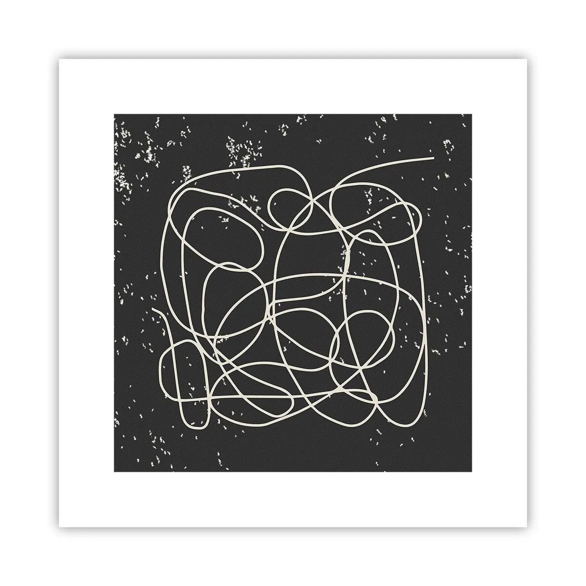 Poster - Il caos dei pensieri - 30x30 cm