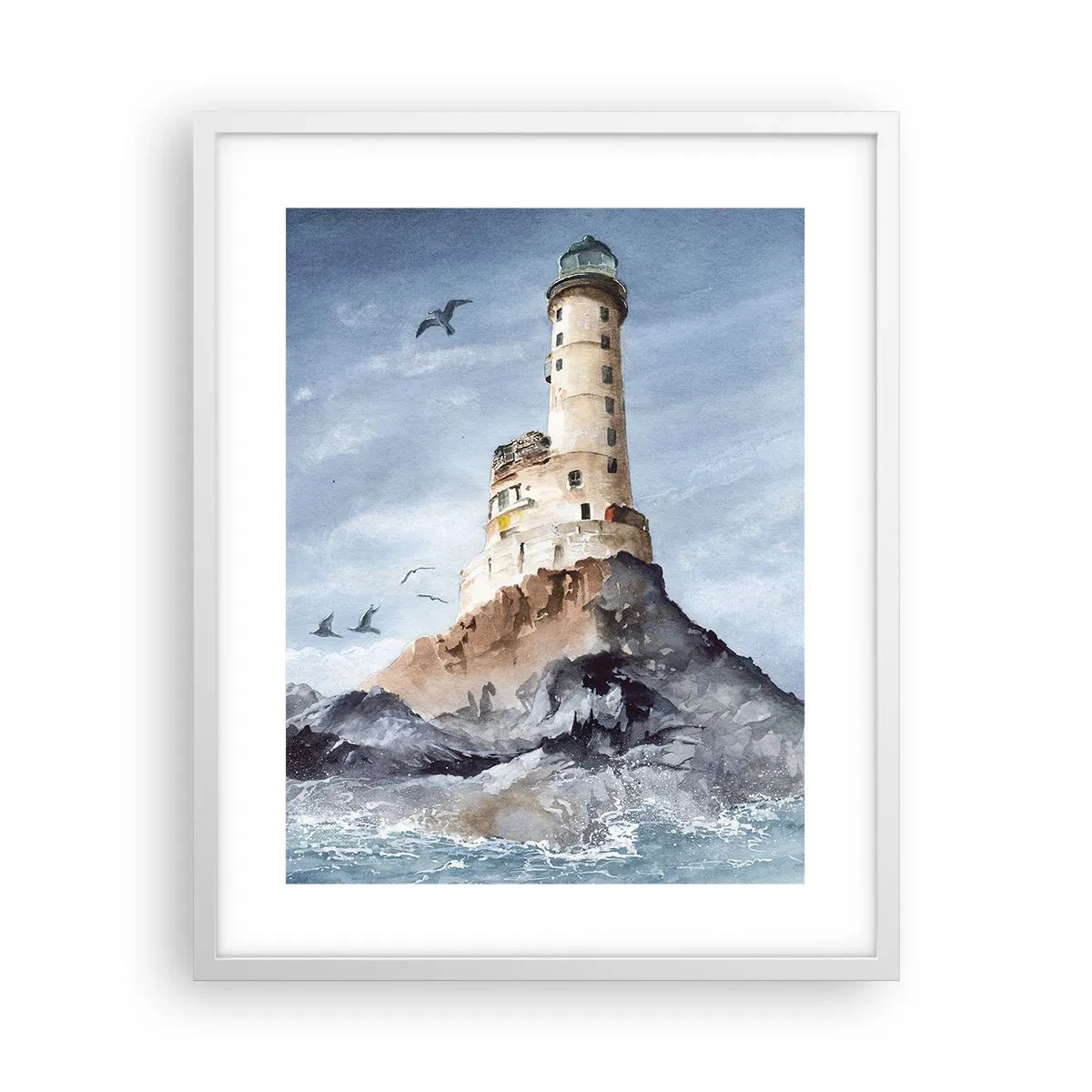 Poster in cornice bianca - Invincibile - 40x50 cm