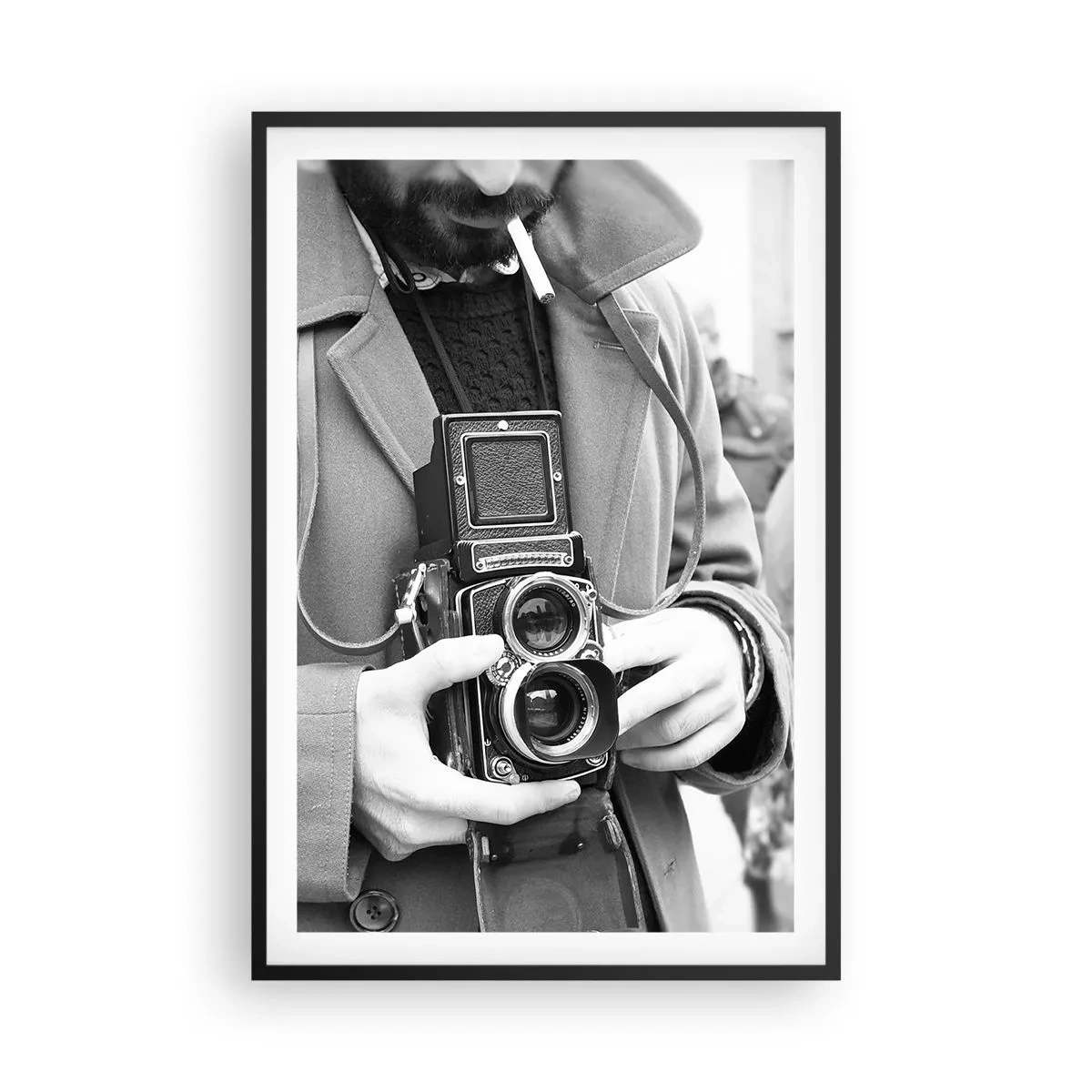 Poster in cornice nera - In stile retro - 61x91 cm