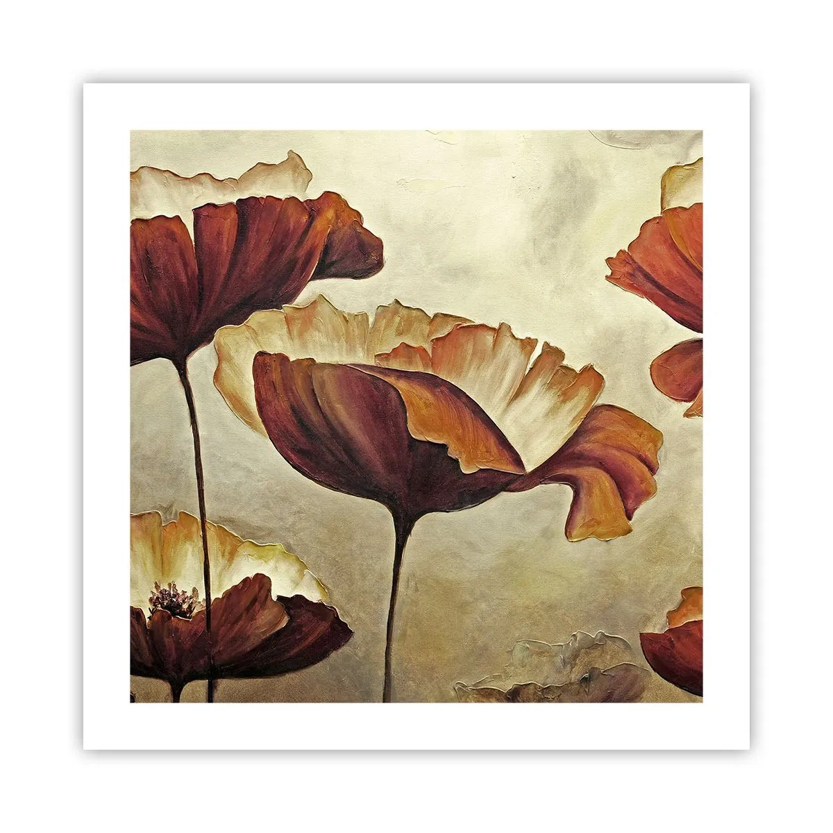 Poster - Nei prati e nei campi - 50x50 cm