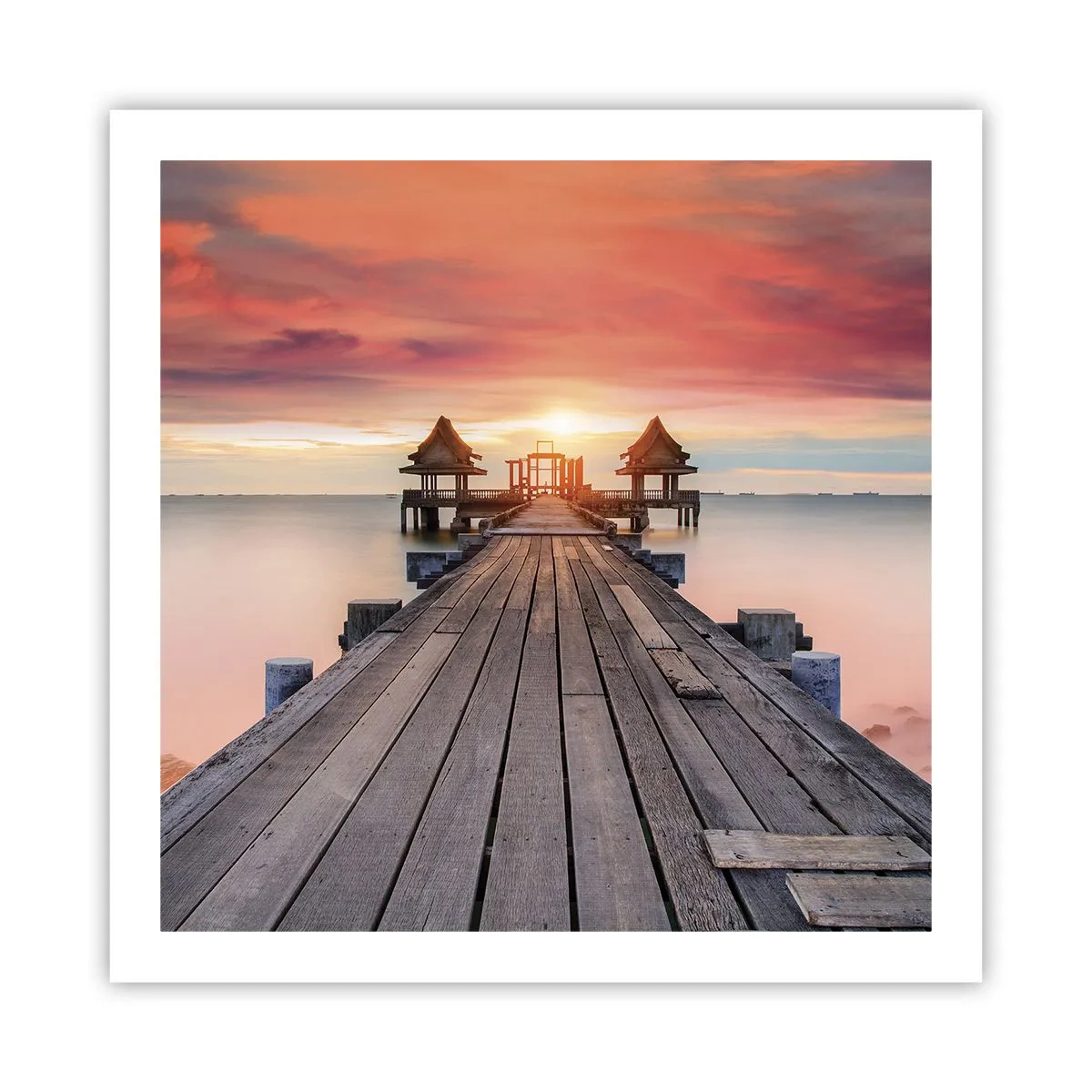 Poster - Tramonto d'oriente - 60x60 cm