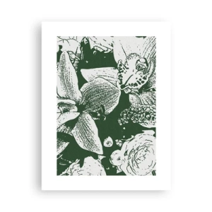Poster - Bouquet: il mondo del verde - 30x40 cm