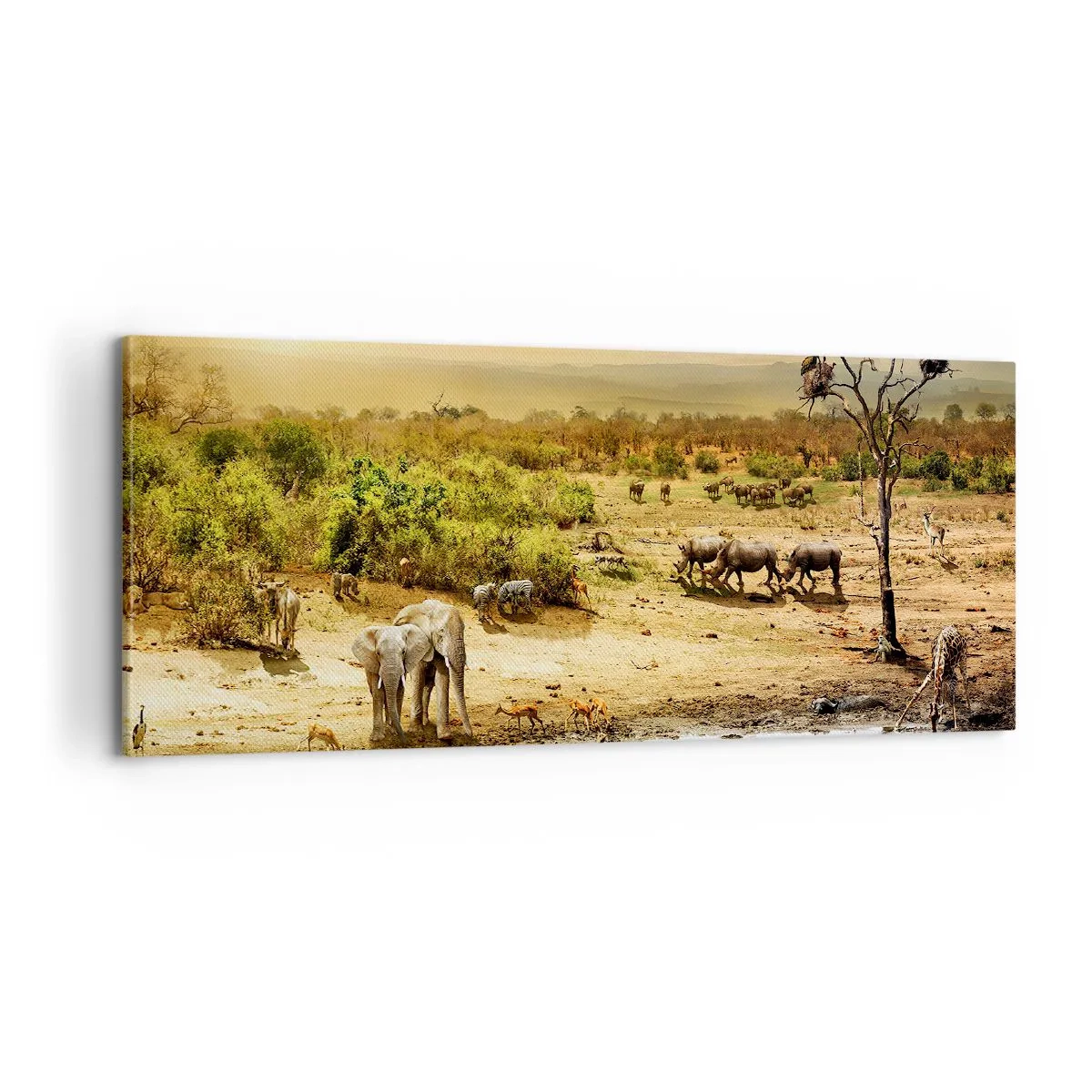 Quadro su tela - Stampe su Tela - "Un fiume usciva da Eden…" - 100x40 cm