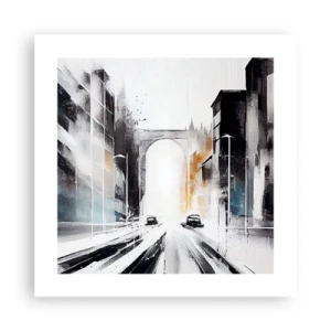 Poster - Studio di città: architettura e movimento - 40x40 cm