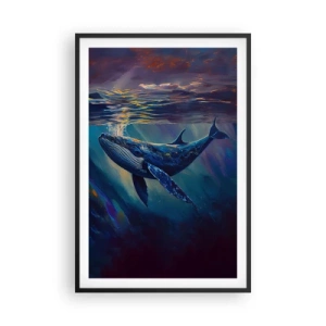 Poster in cornice nera - Benvenuti nel mio mondo - 61x91 cm