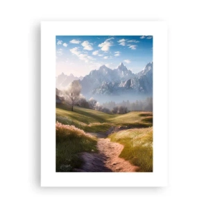 Poster - Valle idilliaca - 30x40 cm