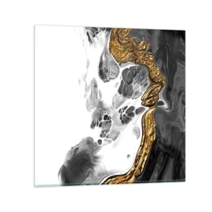 Quadro su vetro - Composizione organica - 60x60 cm