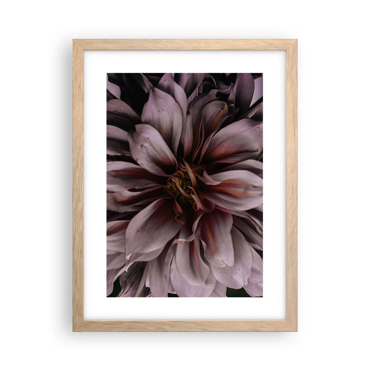 Poster in cornice rovere chiaro - Cuore d'aprile - 30x40 cm