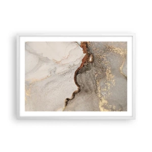 Poster in cornice bianca - Ai confini del colore - 70x50 cm