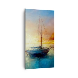 Quadro su tela - Stampe su Tela - Nella baia dorata - 65x120 cm