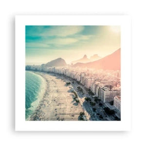 Poster - Vacanze senza fine a Rio - 40x40 cm