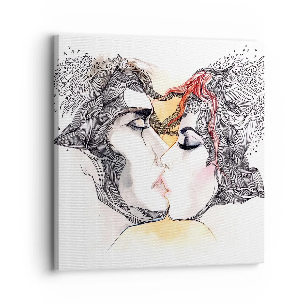 Quadro su tela - Stampe su Tela - E il mondo scompare - 30x30 cm