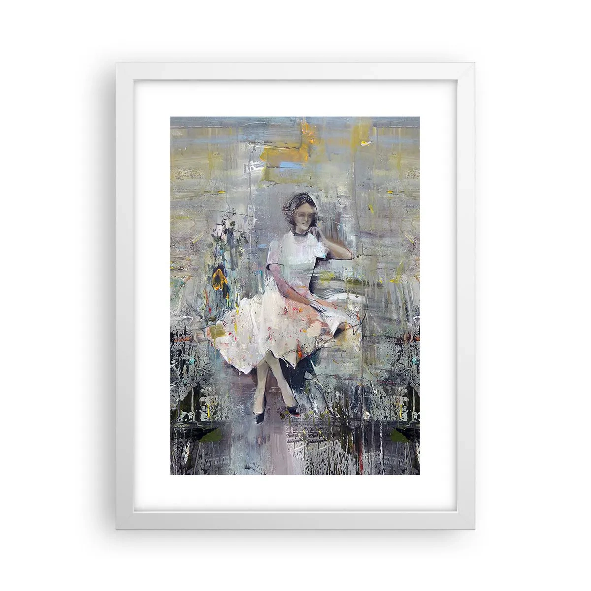 Poster in cornice bianca - Classica e moderna - 30x40 cm