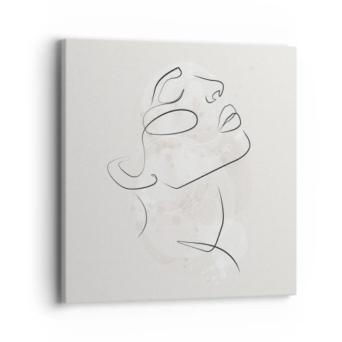Quadro su tela - Stampe su Tela - Profilo di sogno - 40x40 cm