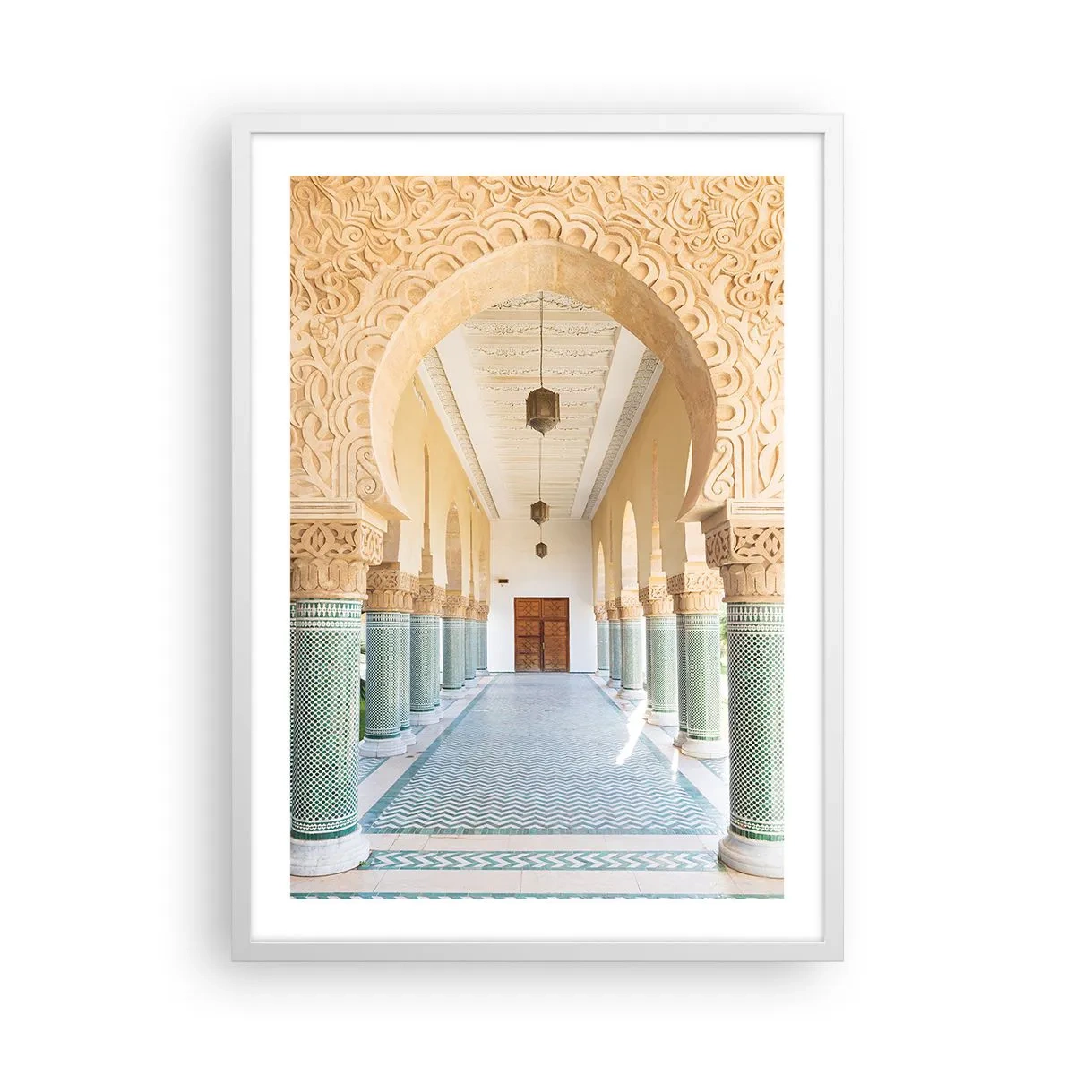 Poster in cornice bianca - Dai racconti di Sherazade - 50x70 cm