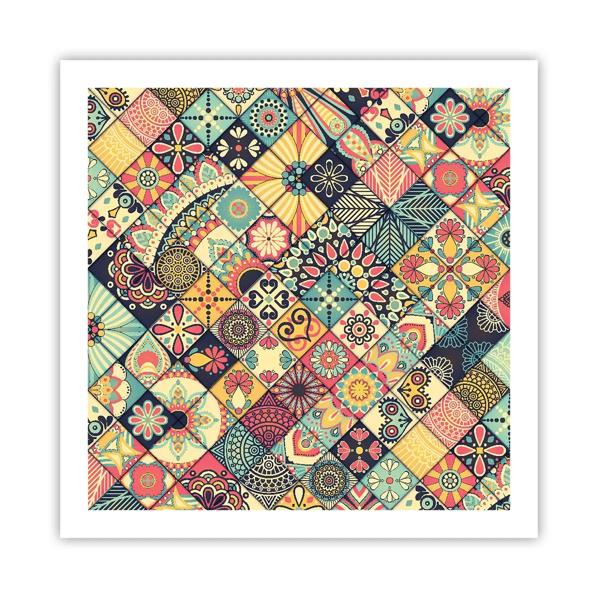 Poster - L'atmosfera del Marocco - 60x60 cm