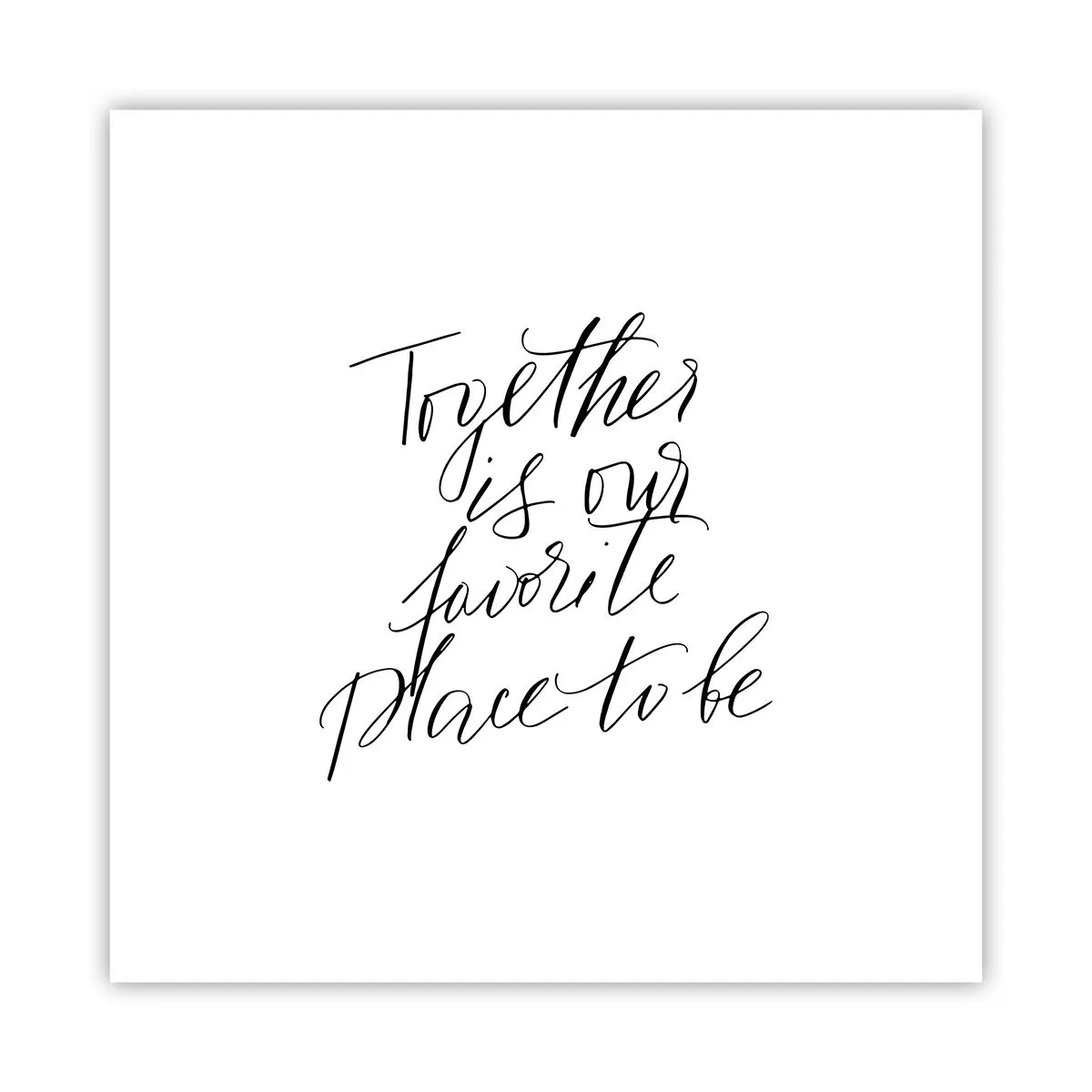 Poster - Anche tu lo senti? - 30x30 cm