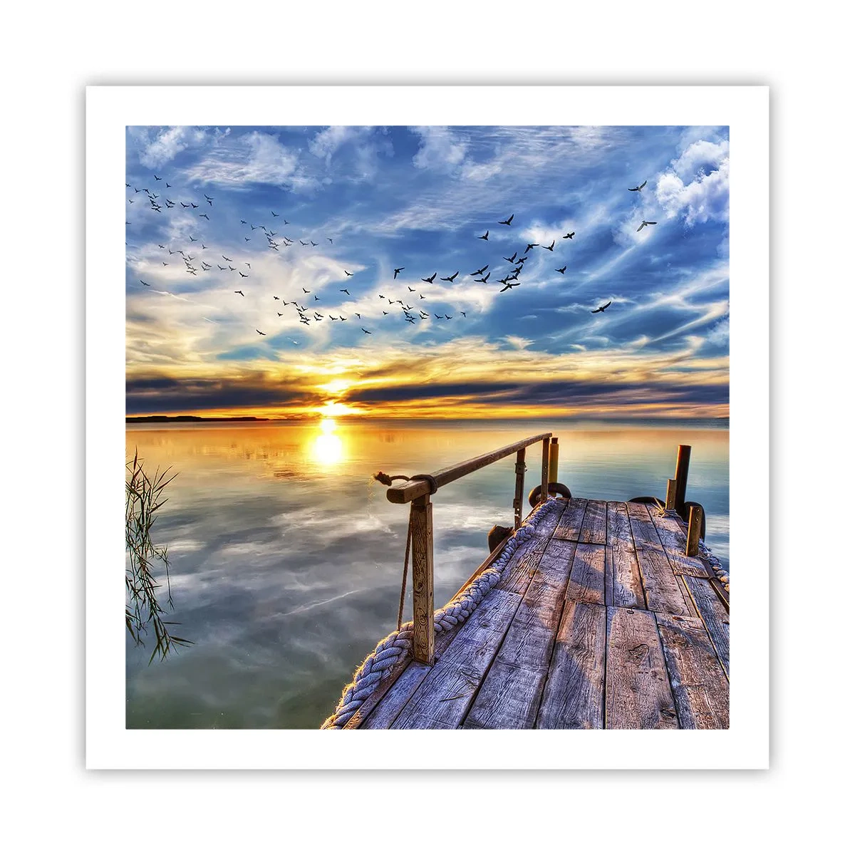 Poster - Il vento è andato a dormire - 60x60 cm