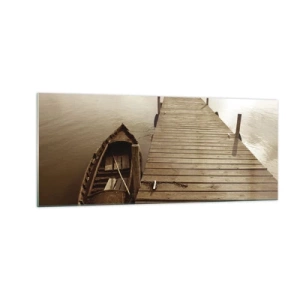 Quadro su vetro - La grande pace - 100x40 cm