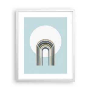 Poster in cornice bianca - Attrazione irresistibile - 40x50 cm