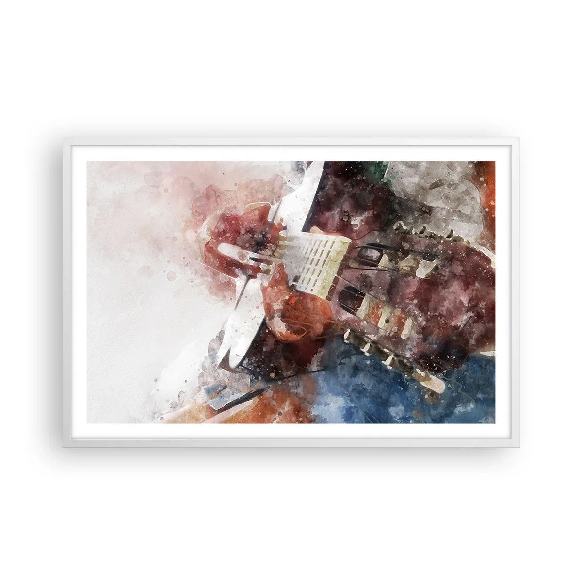 Poster in cornice bianca - E tu che ne pensi? - 91x61 cm