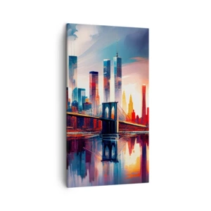 Quadro su tela - Stampe su Tela - Una New York spettacolare - 45x80 cm