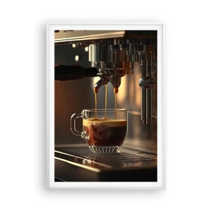 Poster in cornice bianca - Miscela sensuale - 70x100 cm