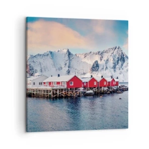 Quadro su tela - Stampe su Tela - Atmosfera del nord - 50x50 cm
