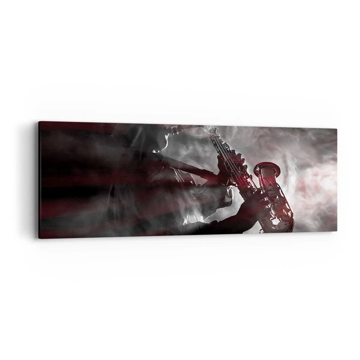 Quadro su tela - Stampe su Tela - Nei fumi del jazz - 90x30 cm