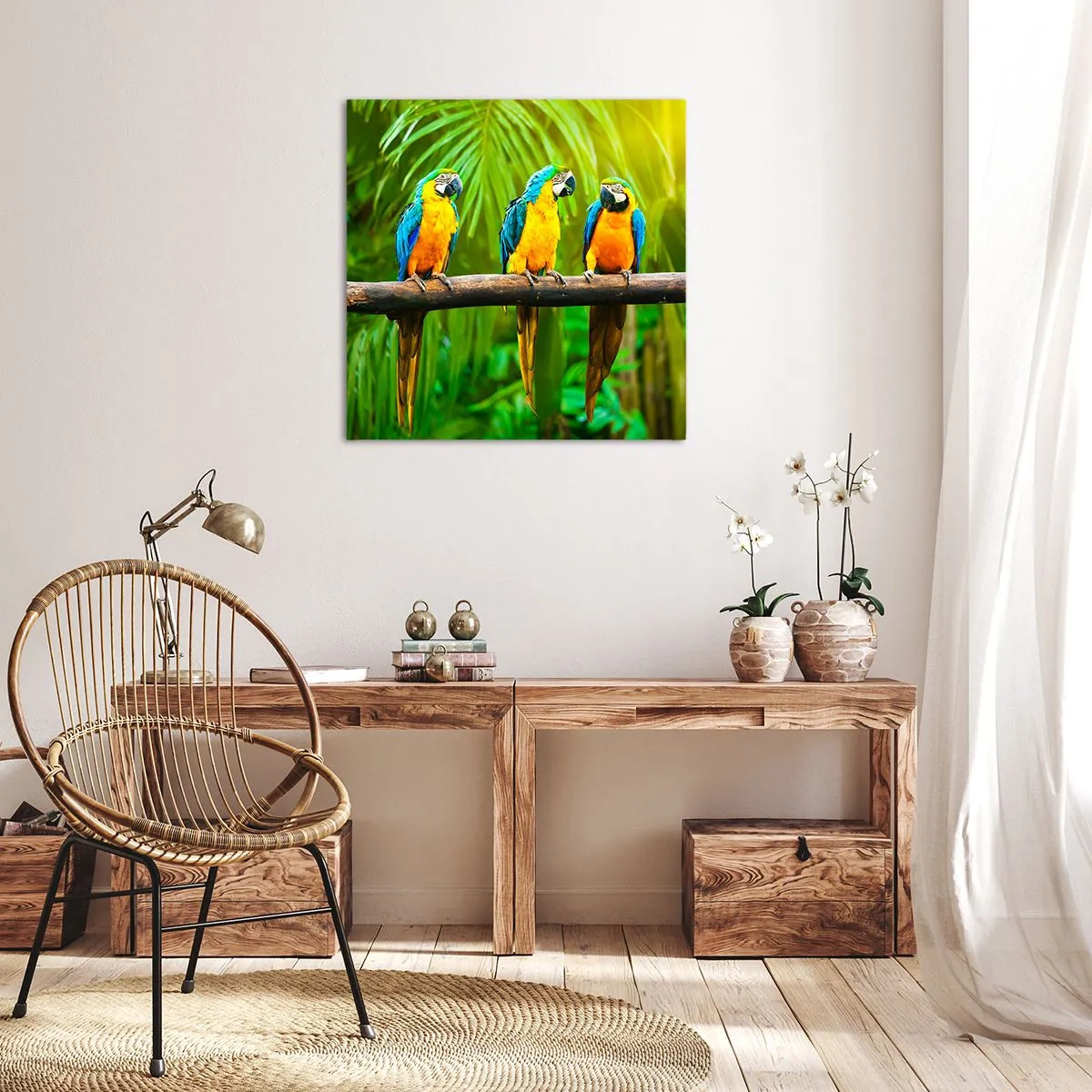 Quadro su tela - Stampe su Tela - Hai sentito che ha fatto? - 30x30 cm