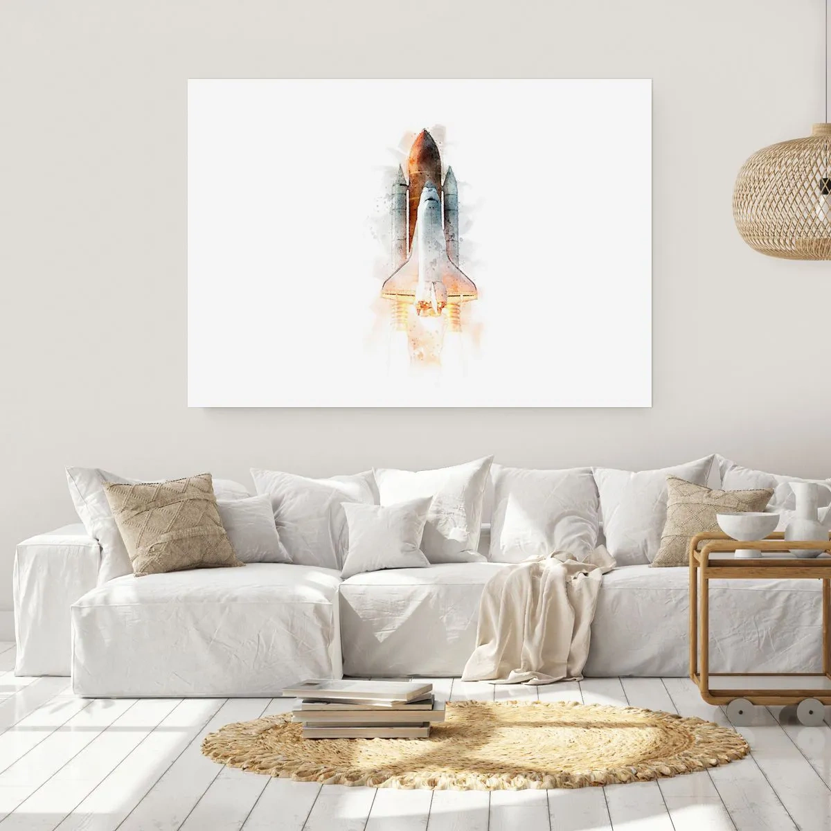 Poster - La partenza degli esploratori - 40x30 cm