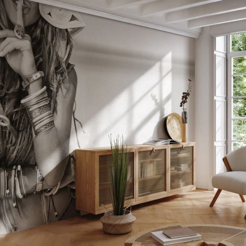 Fotomurali Standard Eco - Come una ragazza - Donna, Boho, Vintage ▾ - 350x256 cm