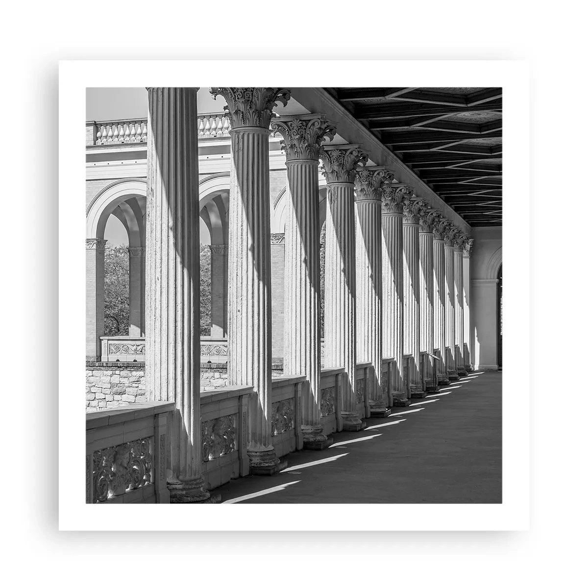 Poster - Portico soleggiato - 60x60 cm