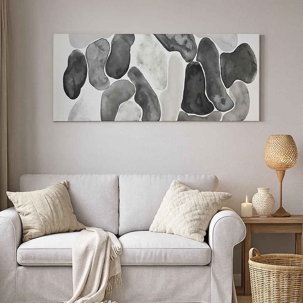 Quadro su tela - Stampe su Tela - Astrazione rocciosa - 30x30 cm