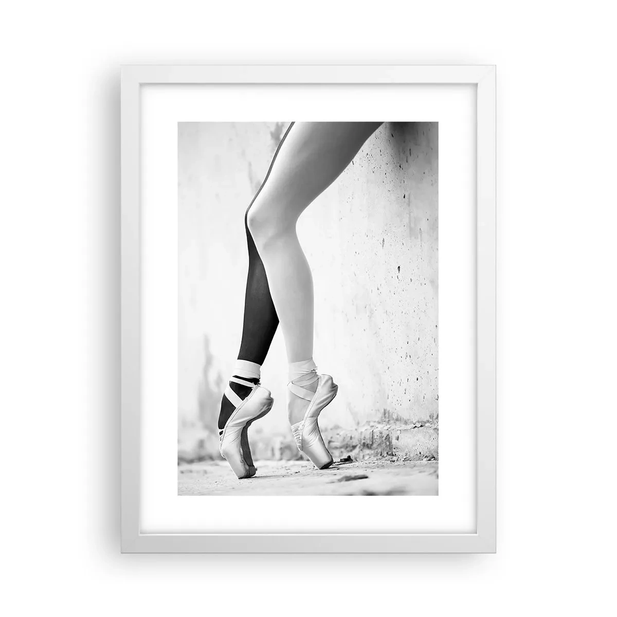 Poster in cornice bianca - Ballerina, voilà! - 30x40 cm