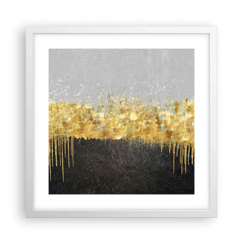 Poster in cornice bianca - Nel profondo e verso l'alto - 40x40 cm