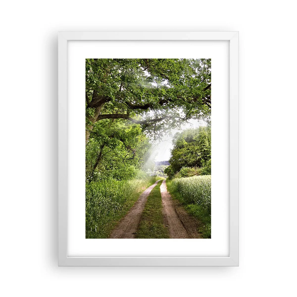 Poster in cornice bianca - Et in Arcadia ego - 30x40 cm