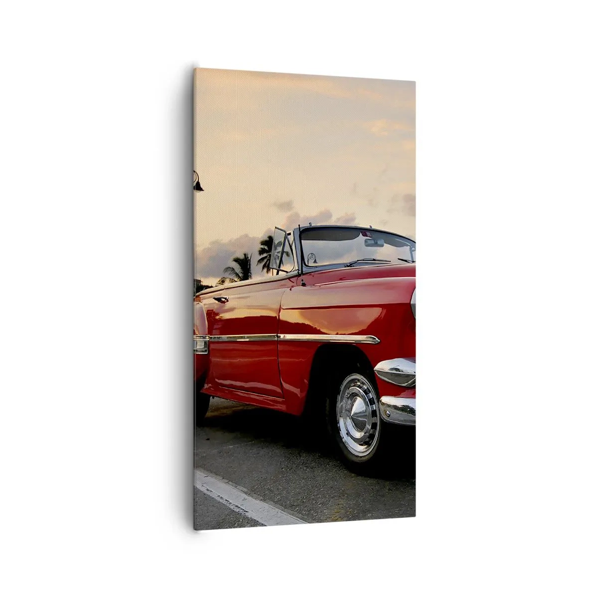 Quadro su tela - Stampe su Tela - Il calore rosso dei tropici - 65x120 cm