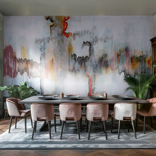 Fotomurali Premium Canvas - Scritto sull'acqua - Astrazione, Pezzo, Modello moderno - 300x210 cm