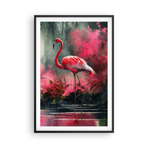 Poster in cornice nera - Lezione di naturale eleganza  - 61x91 cm