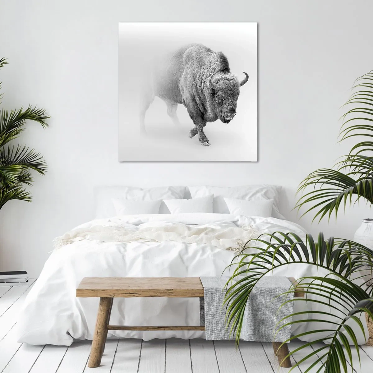 Quadro su tela - Stampe su Tela - Il re della prateria - 30x30 cm