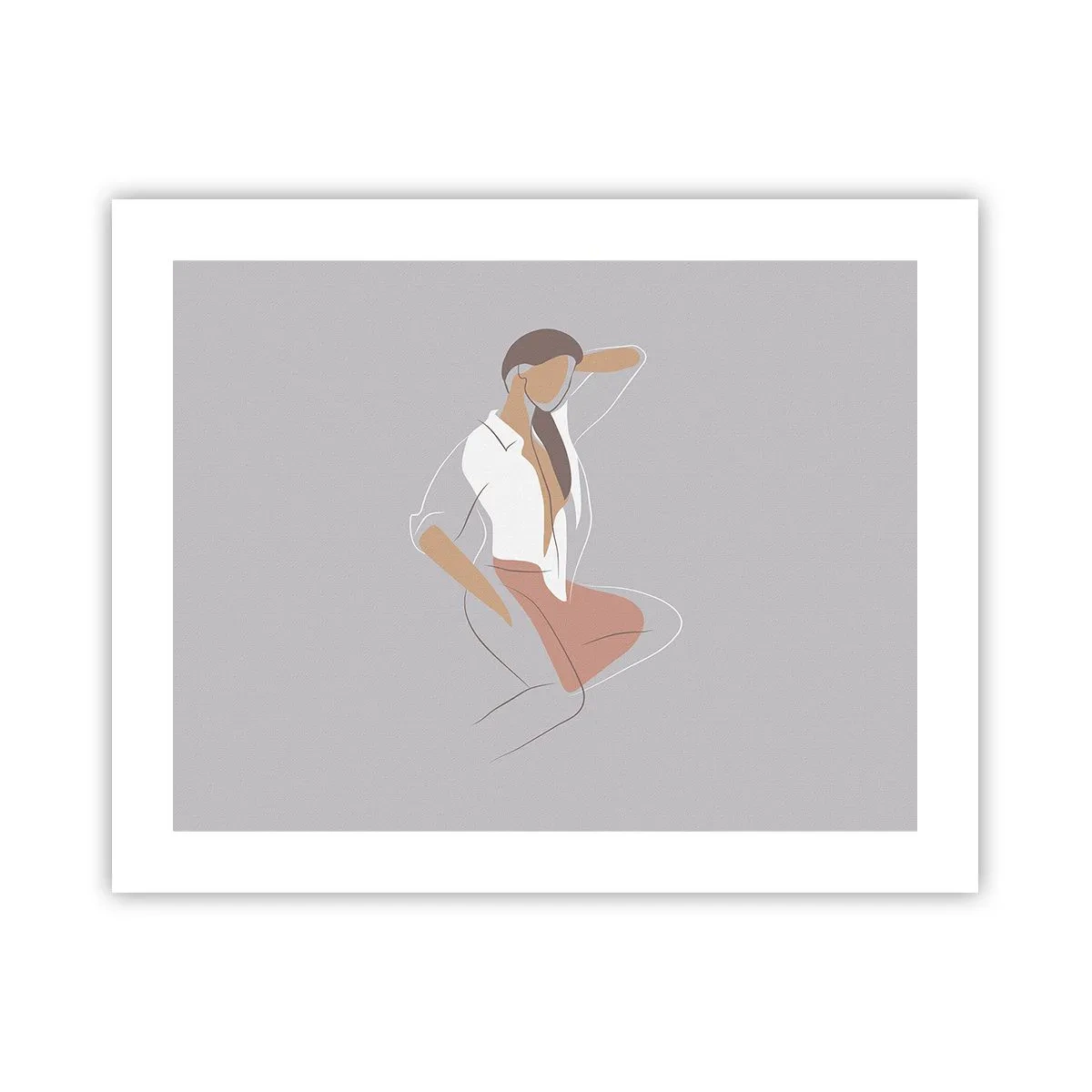 Poster - Profilo di bellezza - 50x40 cm