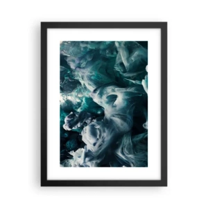 Poster in cornice nera - Il movimento dei colori - 30x40 cm