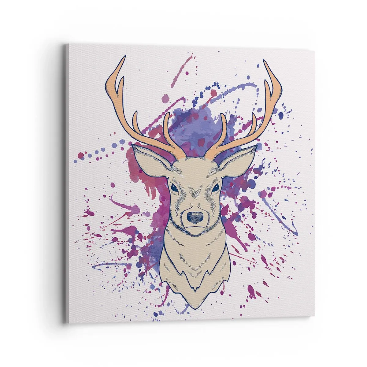 Quadro su tela - Stampe su Tela - Coraggio ed equilibrio - 70x70 cm