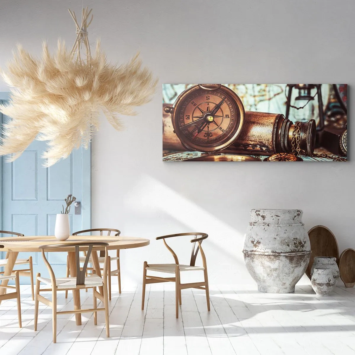 Quadro su tela - Stampe su Tela - Ti aspetta l'avventura dei pirati dei Caraibi - 90x30 cm