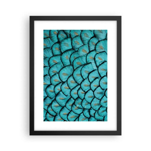 Poster in cornice nera - La grande festa delle piume - 30x40 cm